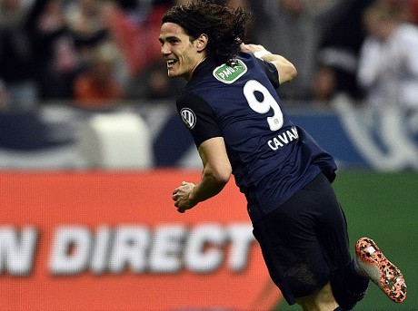 Gol Tunggal Cavani Antar PSG Rangkai Treble Domestik