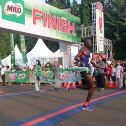 Silas Kipruto Cetak Quat-trick di Jalanan Ibukota