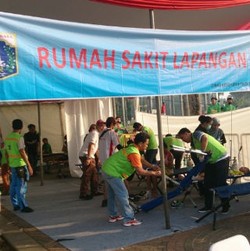 Rumah Sakit Lapangan Siap Siaga Rawat Peserta JI10K