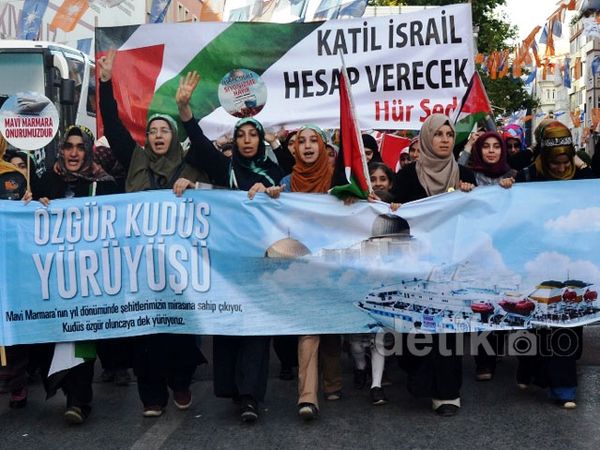 Peringatan Tragedi Mavi Marmara di Turki