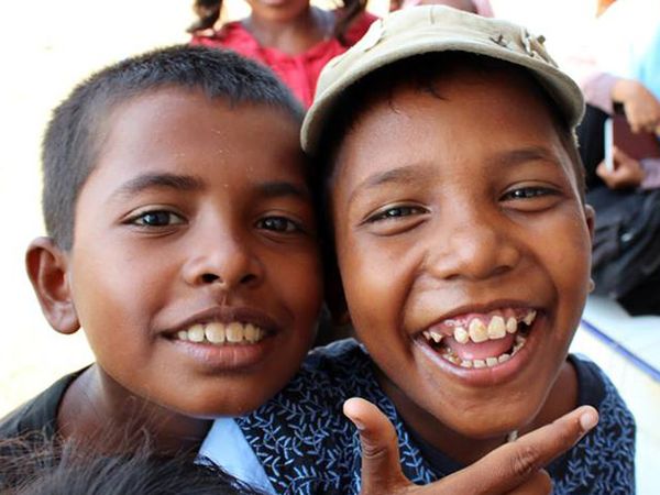 Senyum Ceria Anak-anak Rohingya