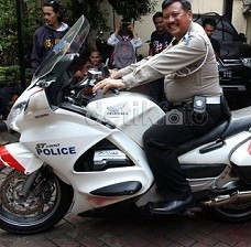 Polisi akan Telusuri Moge Tunggangan Rocky yang Mirip Punya Satlantas