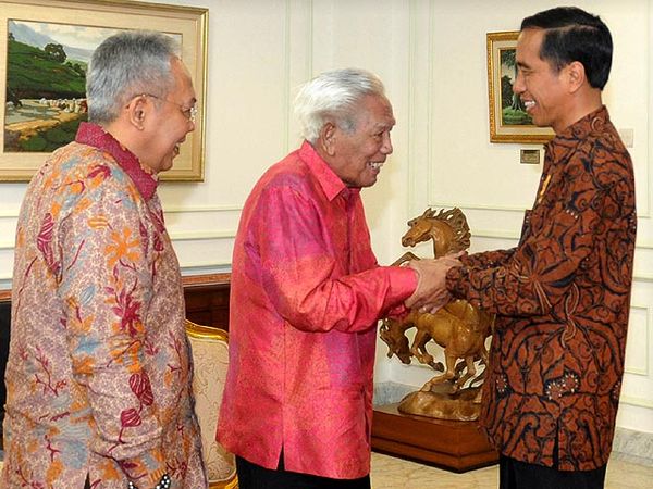 Pendiri SOKSI Temui Jokowi
