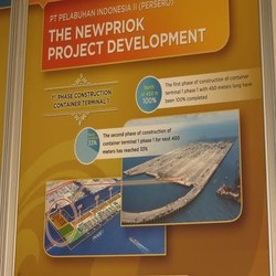 Mega Proyek Pelabuhan New Tanjung Priok Dipamerkan di Jerman