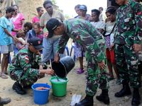 Satgas Pamtas RI-PNG di Papua Gelar Patroli Kesehatan