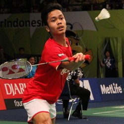 Anthony Ginting Curi Perhatian Seisi Istora