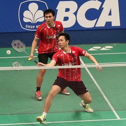 Hendra/Ahsan Menangi Duel Sesama Ganda Indonesia, Hayom Tersisih