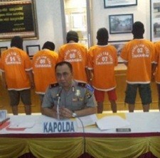 7 Begal Asal Lampung Diringkus Tim Gabungan Pemberantasan Preman