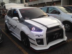 Risers Kesengsem Liat Datsun GO+ Panca yang Dimodif