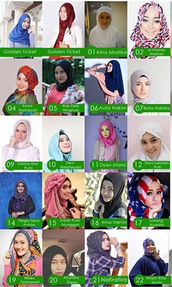 Ini Cara Voting Online dan SMS 50 Semi Finalis Sunsilk Hijab Hunt 2015