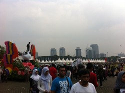 Begini Raut Antusias Warga Bersiap Sambut Jakarnaval Sore ini