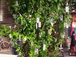 Pohon Harapan Yoko Ono di ART|JOG|8 Dipadati Pengunjung