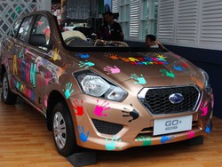 Datsun GO+ Panca Ini Jadi Tempat Bermain Balita, Ada Perosotan buat Anak