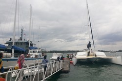 Berlayar Naik Kapal Yacht ke Nusa Lembongan, Seru!
