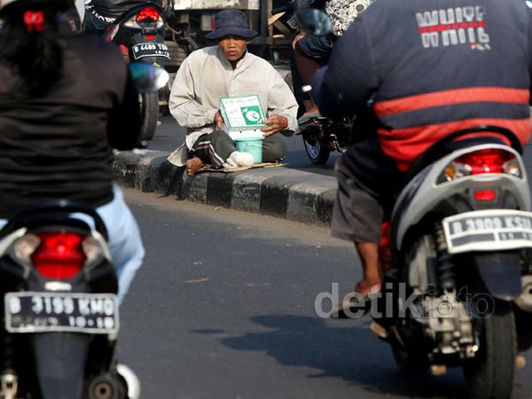 Jelang Ramadan, Pegemis Serbu Bekasi