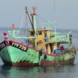 1 Kapal Pencuri Ikan Asal Malaysia Ditangkap, Ini Penampakannya