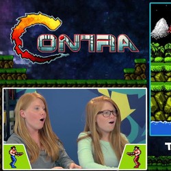 Ekspresi Kocak Gamer Muda Saat Jajal Game Legendaris Contra