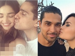 Miranda Kerr Dikecup Pria Ganteng, Demi Lovato dan Kekasih Pamer Kemesraan