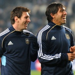 Tentang Messi dan Tevez di Tim Tango