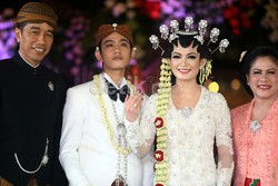 Prabowo dan Ical Kompak Datang Bareng ke Resepsi Gibran