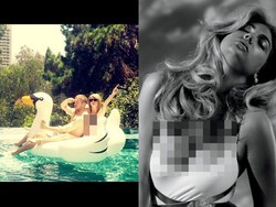 Taylor Swift dan Calvin Harris Santai di Kolam Renang, Kate Upton Tampil Superseksi