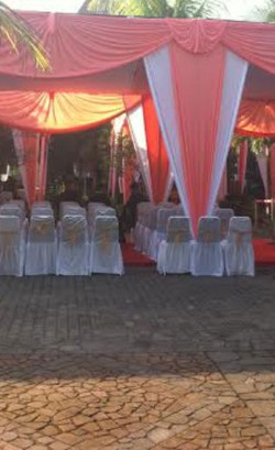 Foto: Suasana Tempat Akad Nikah Gibran-Selvi