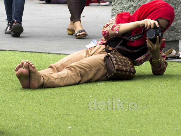 Asyiknya Bermain di Taman Alun-alun Bandung