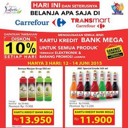 Jelang Puasa, Carrefour Jual Sirup Murah Meriah