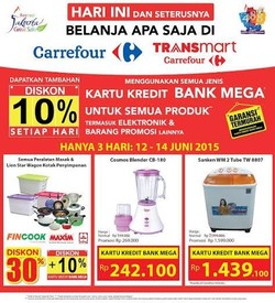 Mau Beli Blender dan Mesin Cuci? Lagi Ada Diskon di Carrefour