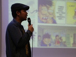 Peserta Workshop Komik Strip Bareng Faza Meonk Membludak