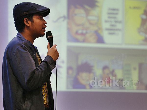 Komikus Faza Meonk Isi Workshop di dPreneur Spesial Surabaya