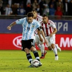 Buang Keunggulan Dua Gol, Argentina Diimbangi Paraguay 2-2