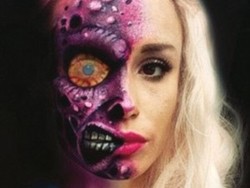 Hiii! Make Up Artist Ini Bikin Wajah Cantik Jadi Menakutkan