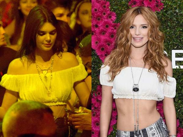Siapa Lebih Seksi dengan Crop Top ini, Kendall Jenner atau Bella Thorne?