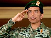 Jokowi Saksikan Latihan Tempur TNI AD