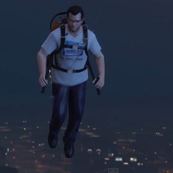 Keren! Meluncur Pakai JetPack di GTA V