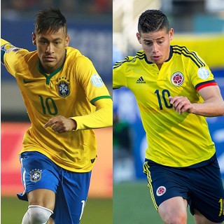Panggung untuk Neymar dan James Rodriguez
