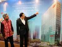 Lippo Tunjuk Wika Gedung Garap Lippo Thamrin