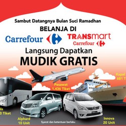 Tiket Mudik Alphard di Carrefour Ludes, Tersisa Bus dan Kapal Laut