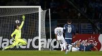 Poin penuh dalam laga ini mengantar Argentina duduk di puncak klasemen Grup B dengan poin empat. Mereka berbagi tempat dengan Paraguay, yang punya poin dan selisih gol yang sama. REUTERS/Henry Romero.