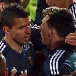 Gol Aguero Menangkan Argentina atas Uruguay