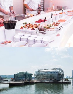 Menikmati Makanan dengan Latar Matahari Terbenam di Chavit Cuisine, Korea