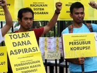 Demo Tolak Dana Aspirasi di DPR