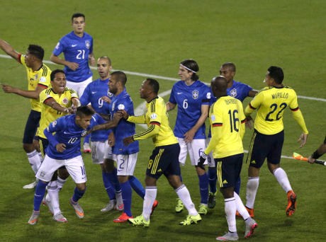 Brasil Kalah dan Neymar Kartu Merah