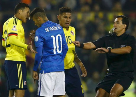 Beberapa Kartu Merah Neymar