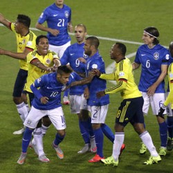 Brasil Kalah dan Neymar Kartu Merah