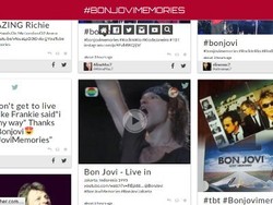 Kenangan Konser 1995, Mejeng di Situs Resmi Bon Jovi