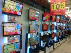Dahsyat! TV LED 32 Diserbu Pengunjung Carrefour