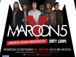 Konser Maroon 5 di Indonesia Dipastikan Batal