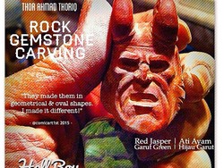 Batu Akik Ati Ayam Berbentuk Hellboy Ditawar Rp 35 Juta